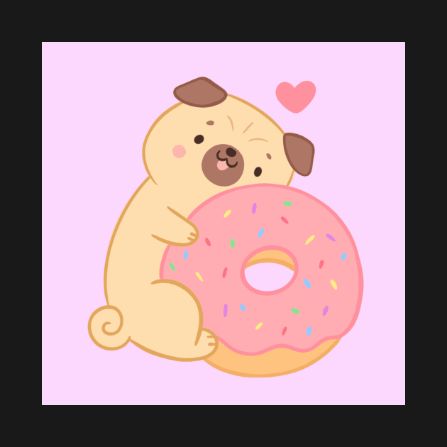 Donut Pug by esturgeo