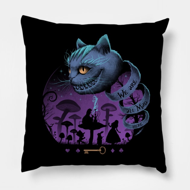 Wonderful Madness Pillow by Vincent Trinidad Art