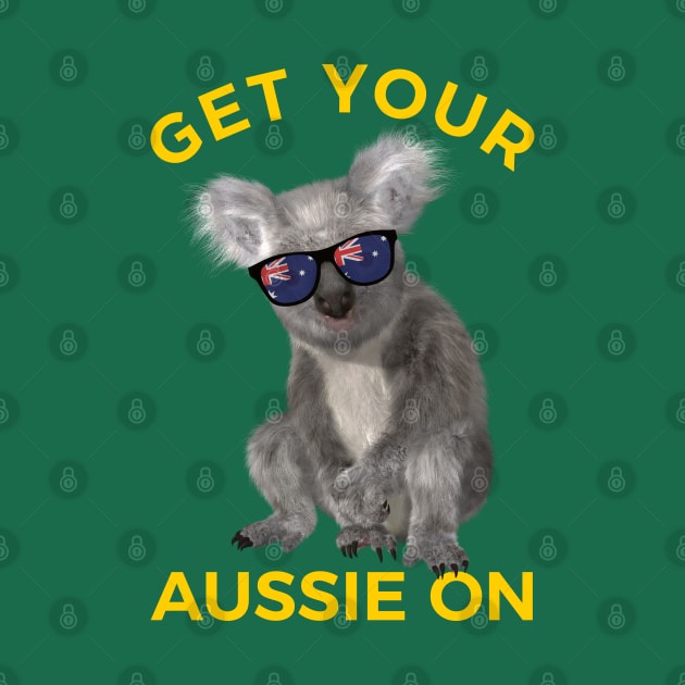 Cute Koala Get Your Aussie On by DPattonPD
