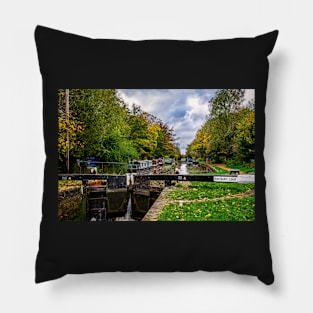 Kintbury Lock on the K & A Canal Pillow