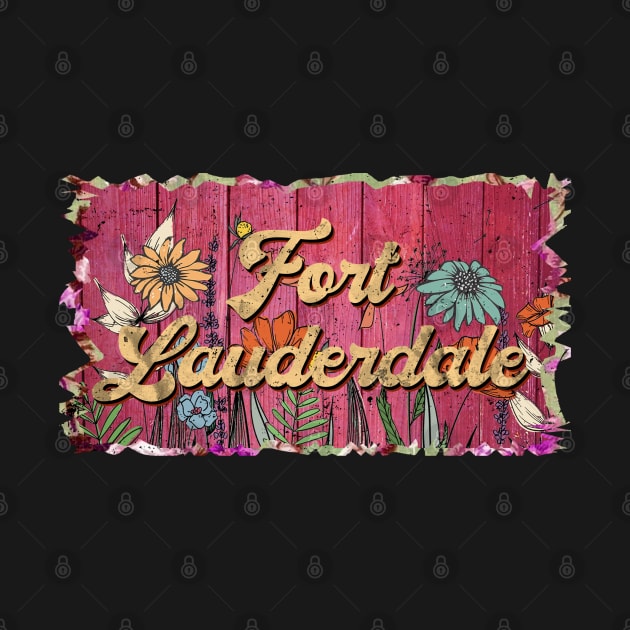 Classic Lauderdale Personalized Flowers Proud Name by Friday The 13th