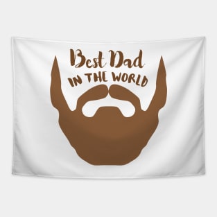 Best Dad in the World Funny Gift Father's Day Tapestry