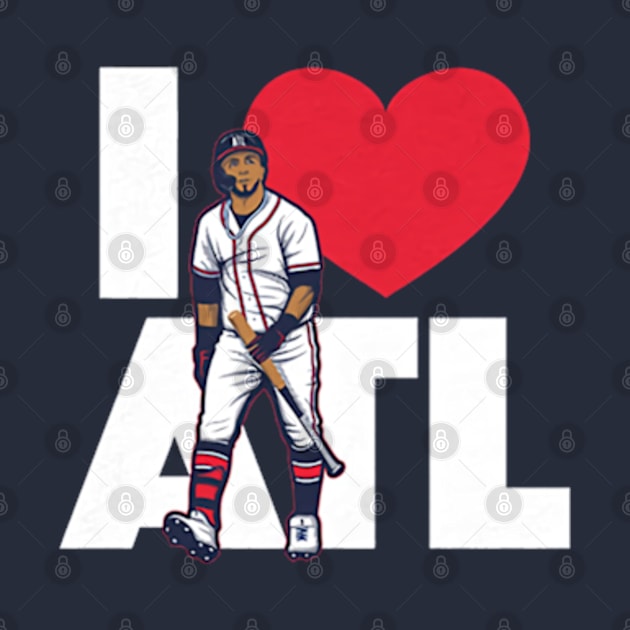 Eddie Rosario I Love Atlanta by KraemerShop