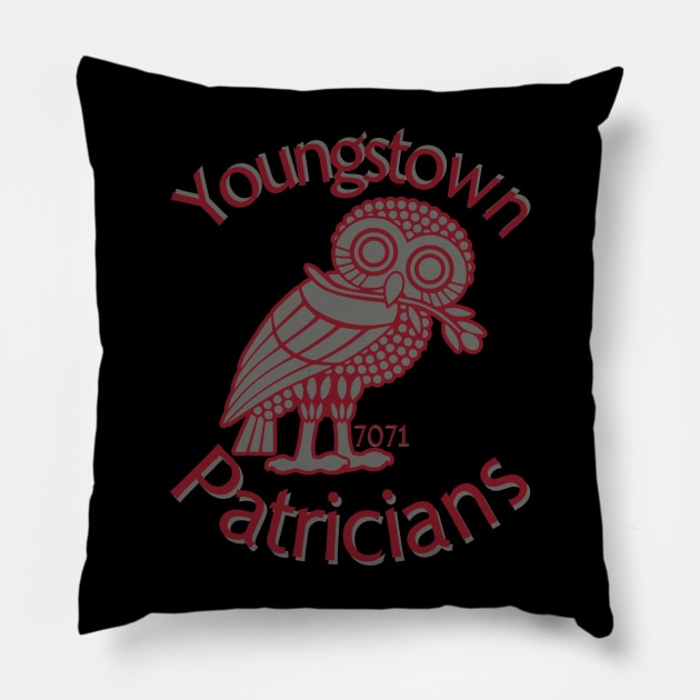 Modernized Youngstown Patricians Pillow by 7071