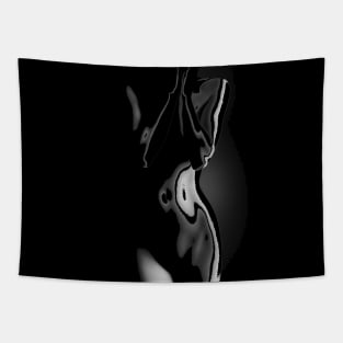 woman silhouette Tapestry