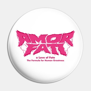 amor fati word lettering art Pin