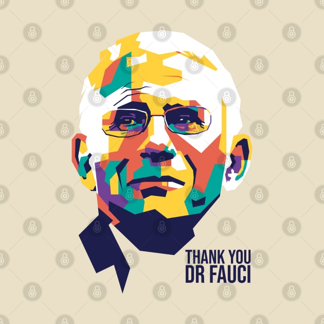 Dr Fauci On WPAP Pop Art by pentaShop