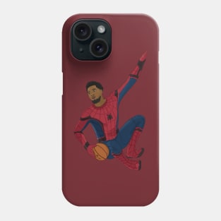 Donovan Mitchell Spida digital illustration Phone Case