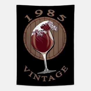 Wine Lover Birthday - 1985 Vintage Tapestry