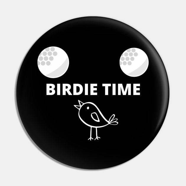 Birdie Time Golf Apparel Pin by Topher's Emporium