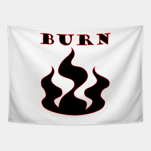 burn Tapestry by rclsivcreative