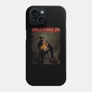 TEXTURE ART- Hank Williams Jr. - RETRO STYLE 1 Phone Case