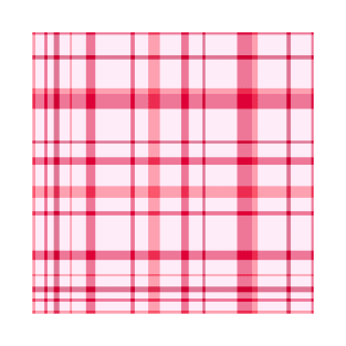 Strawberry Ice Cream Tartan Plaid T-Shirt