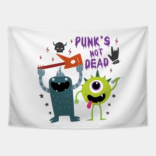 Punk Monsters Tapestry