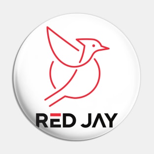 Red Jay Pin