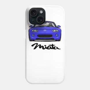 Mazda Mx5 Miata NC1 Blue Phone Case