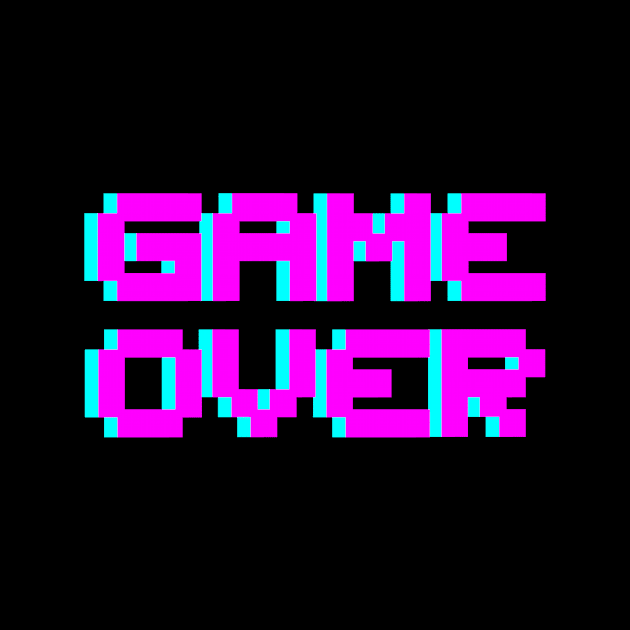 Game Over - All purple by Just In Tee Shirts