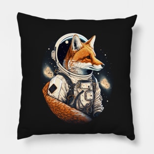 The Red Rocket Fox Pillow