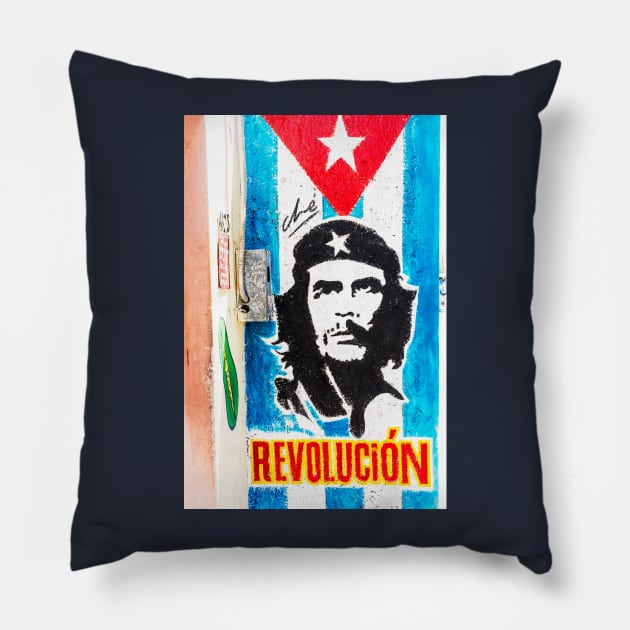 Che Guevara Revolution Pillow by tommysphotos