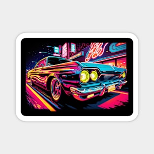 Nostalgic Retro Adventure Magnet