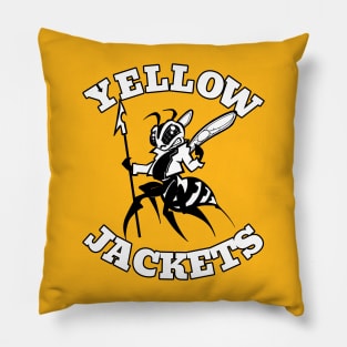 Yellow Jackets Mascot Pillow