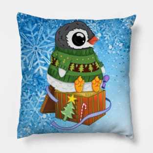 New year Pinguin Pillow
