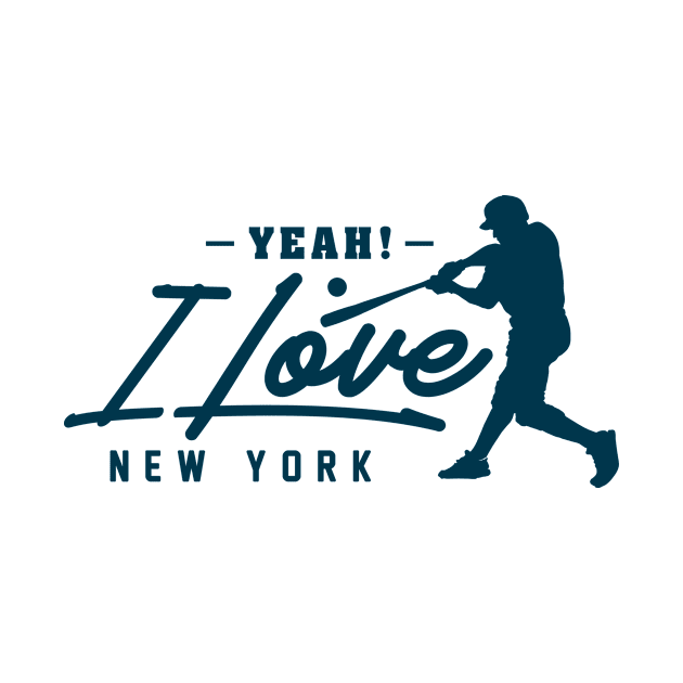 I Love New York Baseball by Toogoo