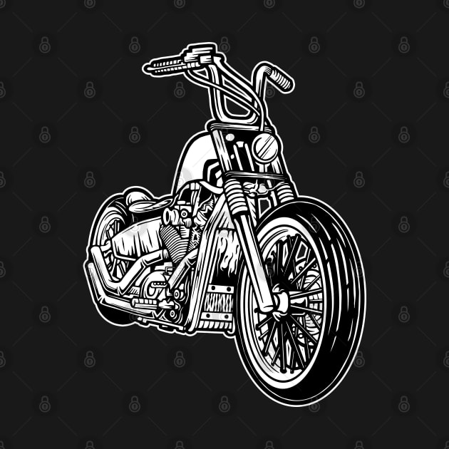 bobber style motorcycle by noorshine