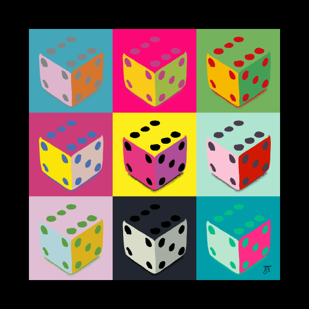 Pop Art Dice (Regular) by Jobby