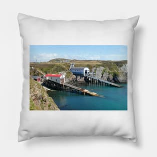 St Davids Lifeboat House, Pembrokeshire, Wales Pillow