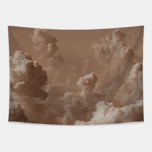 Dark Academia clouds aesthetic Tapestry by Pictandra