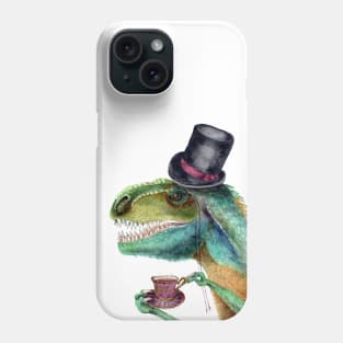 Victorian Gentleman Tyrannosaurus Rex Phone Case