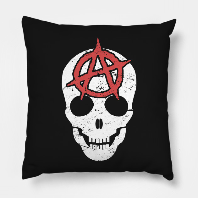 Distressed Anarchy Skull | Punk Rock