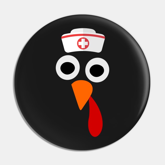 Nurse Thanksgiving - Funny Thanksgiving Nurse Costume Pin by mrsmitful