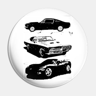 american  Classic Muscle car poster Pin