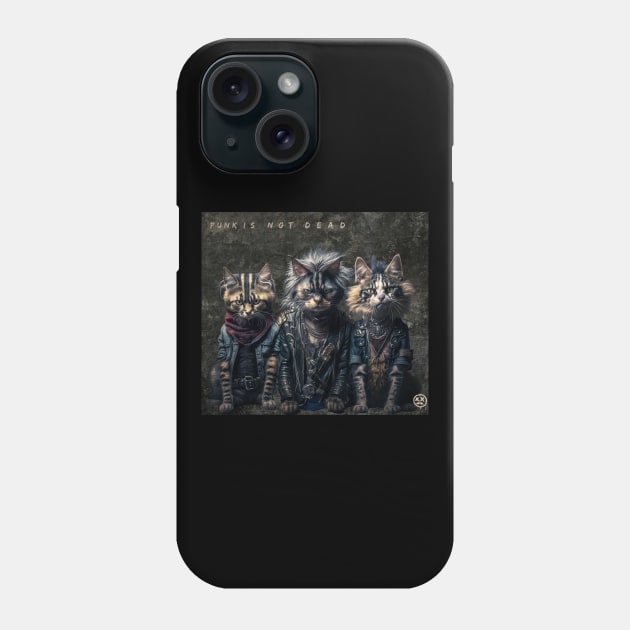 Punk is not dead Phone Case by Stitch & Stride