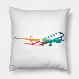 Rainbow aircraft Pillow