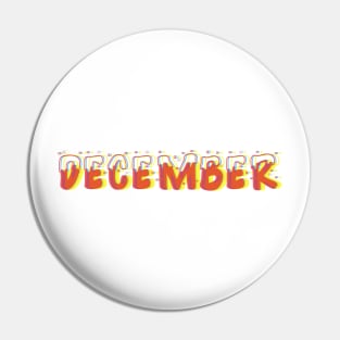 Blurred December Pin