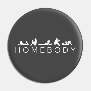 Homebody Book Lover Pin