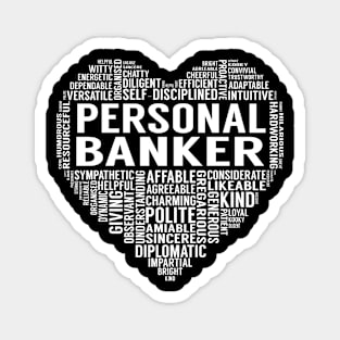 Personal Banker Heart Magnet