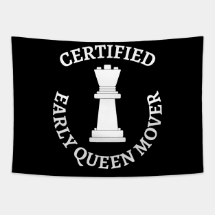 Chess - Certified early queen mover Tapestry