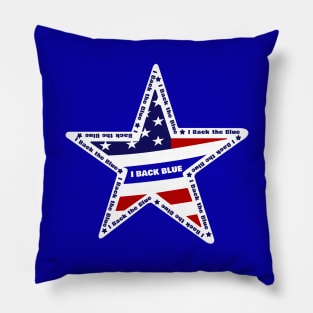 i back the blue , US Pillow
