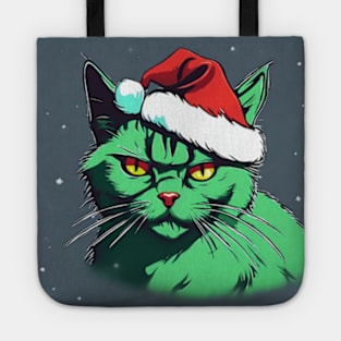 cute the grinch cat version Tote