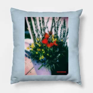 Rittenhouse Square Flower Bouquet photo Pillow