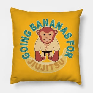 Going Bananas for Jiu Jitsu - Monkey stlye Pillow