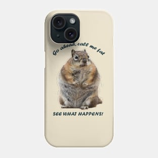 Husky squirrel Phone Case