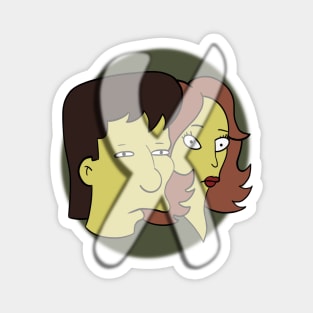 The X Files Mulder and Scully Magnet