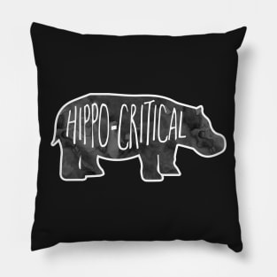 Hippo-critical Pillow