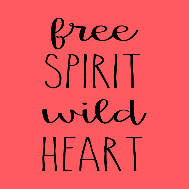 Free spirit wild heart by lunabelleapparel