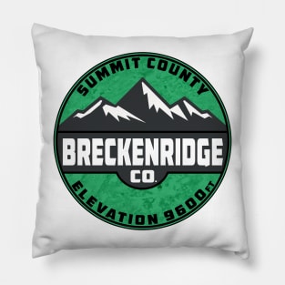 Ski Breckenridge Colorado Skiing Snowboard 2 Pillow